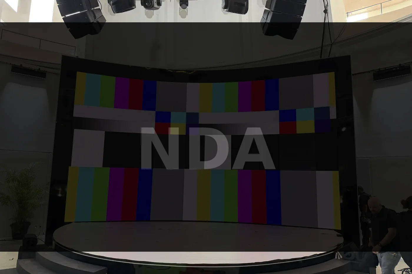 Modular equipment racks staged for deployment