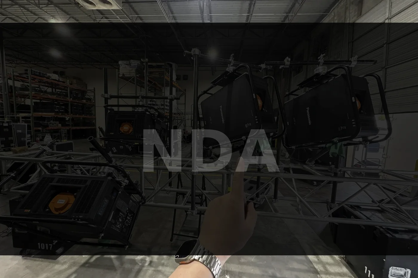 Professional lighting fixtures in inventory